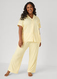 Moon To Noon Striped PJs Set