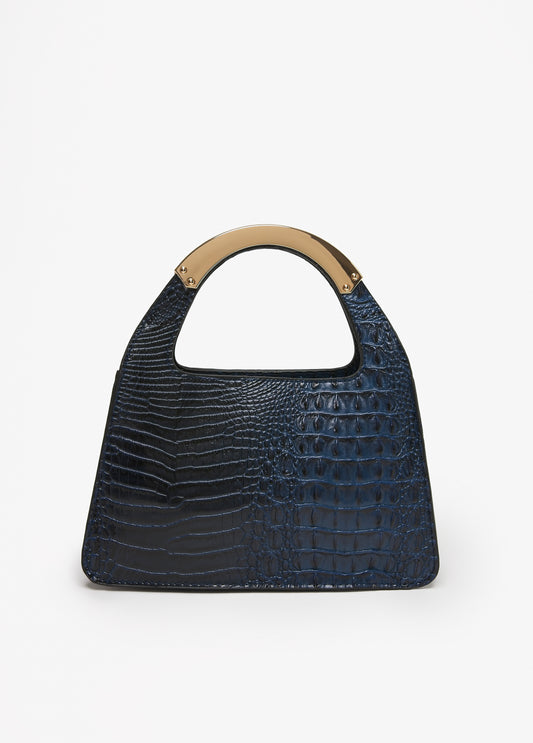 Croc Effect Mini Tote