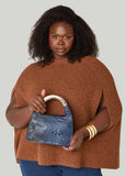 Croc Effect Mini Tote