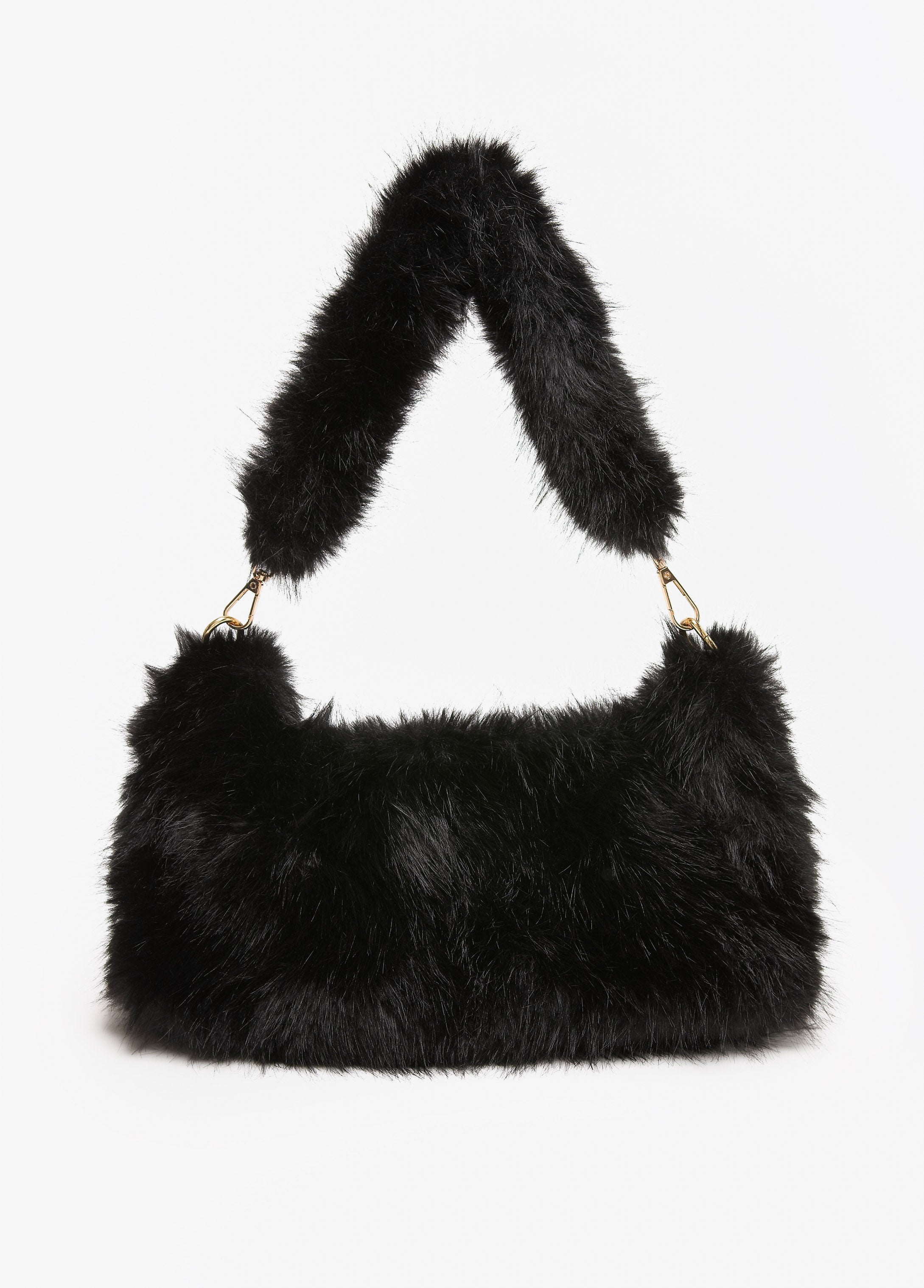 Faux Fur Shoulder Bag – Ashley Stewart