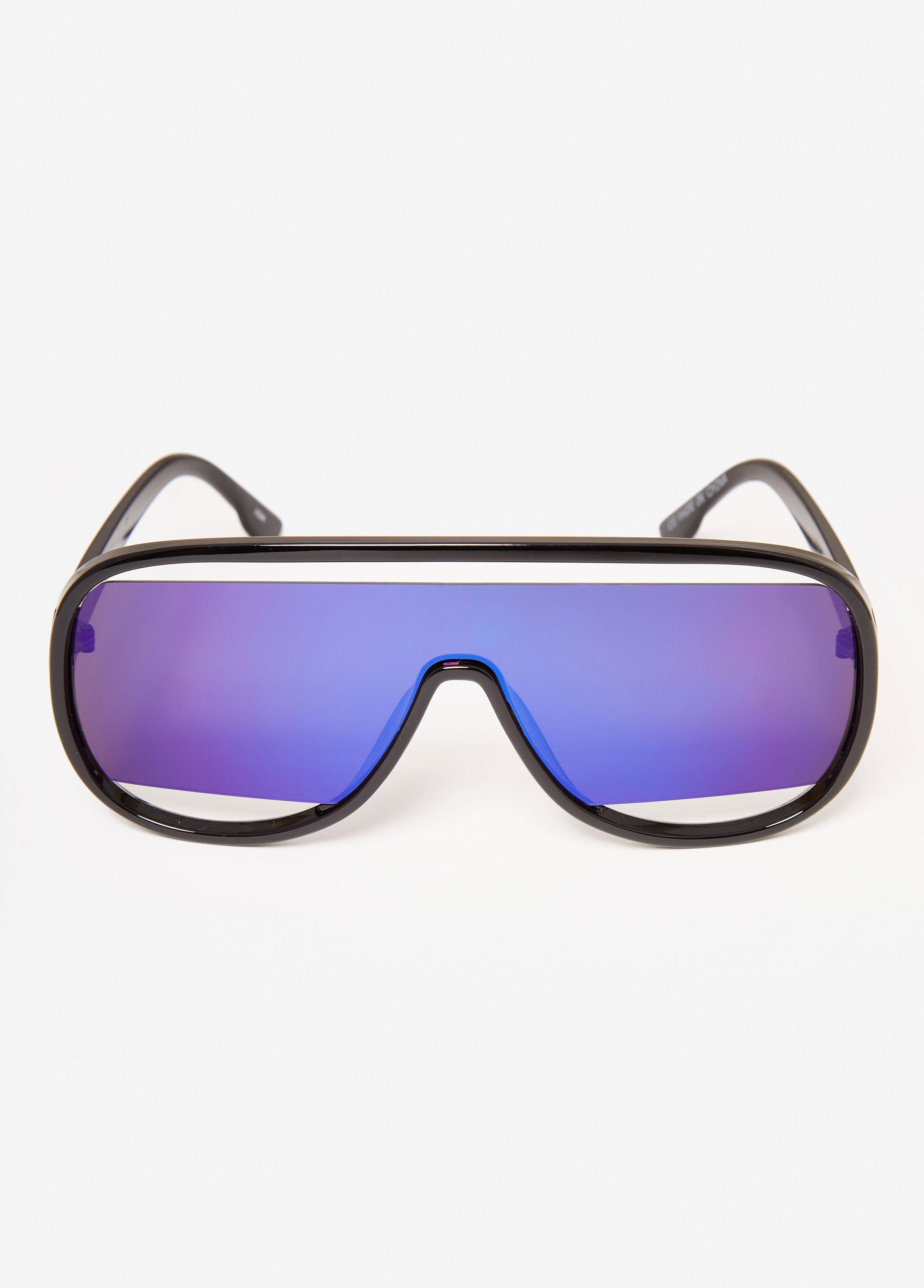 Trendy Cutout Shield Sunglasses Affordable Women Tinted Shades