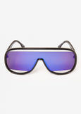 Trendy Cutout Shield Sunglasses Affordable Women Tinted Shades