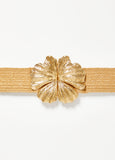 Flower Woven Stretch Belt