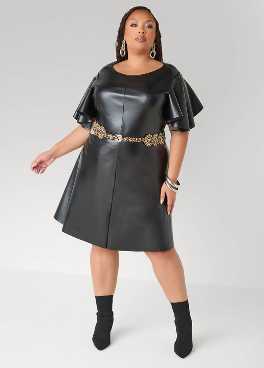 Leopard Print Disc Belt