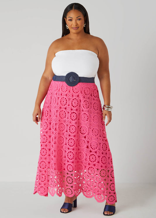Raffia Stretch Belt