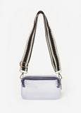 Embroidered Clear Crossbody Bag