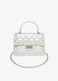 Metallic Quilted Shoulder Bag