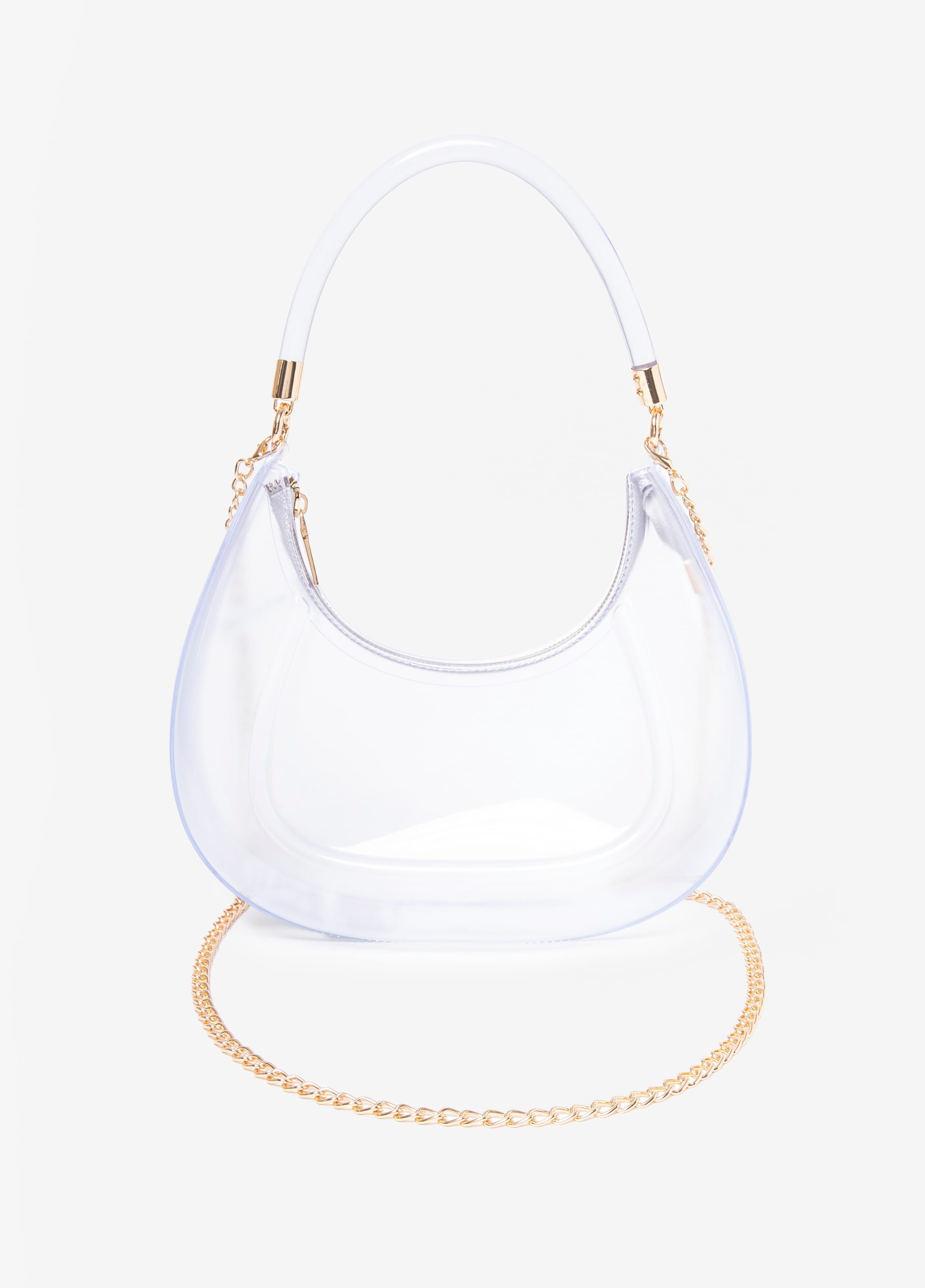 Clear Top Handle Shoulder Bag