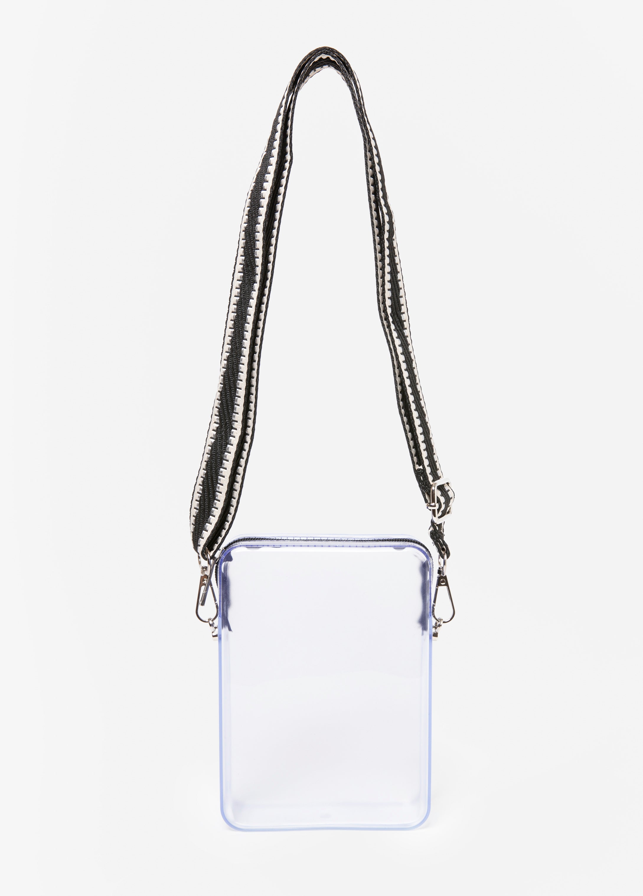 Embroidered Clear Camera Bag