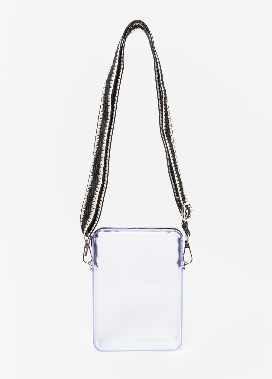 Embroidered Clear Camera Bag