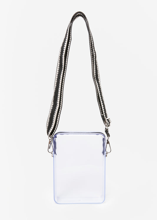 Embroidered Clear Camera Bag