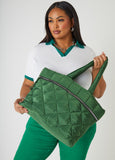 Trendy Quilted Puff Tote Bag Puff Trend Handbag Satchel