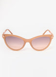 Chain Trimmed Cat Eye Sunglasses