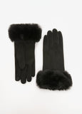 Faux Fur Cuff Gloves