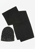 Crystal Hat And Scarf Gift Set