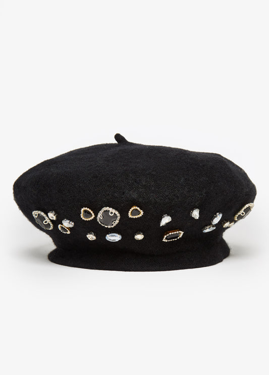 Knitted Crystal Beret