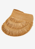Tiered Straw Visor