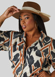 Bow Embellished Straw Hat