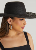 Crystal Straw Hat