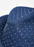 Crystal Detailed Denim Cowboy Hat