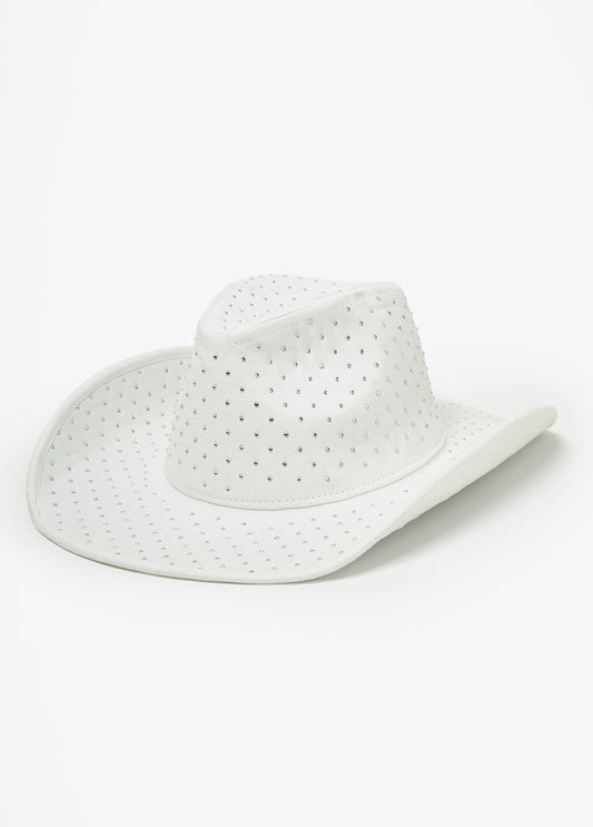 Crystal Denim Cowboy Hat