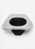Faux Pearl And Crystal Cowboy Hat
