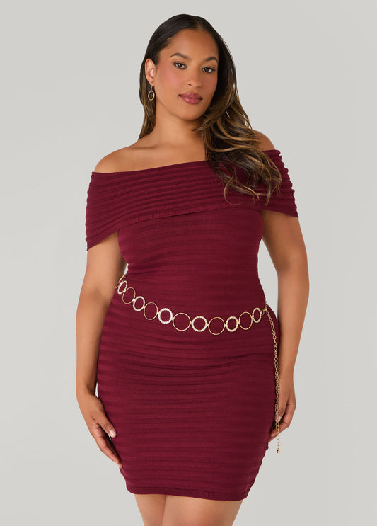 Crystal Circle Chain Belt