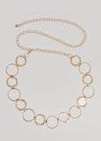Crystal Circle Chain Belt