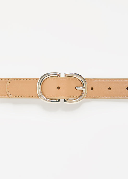 Crescent Buckle Pants Belt