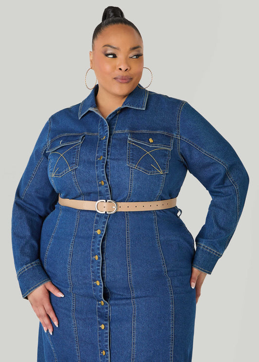 Crescent Buckle Pants Belt