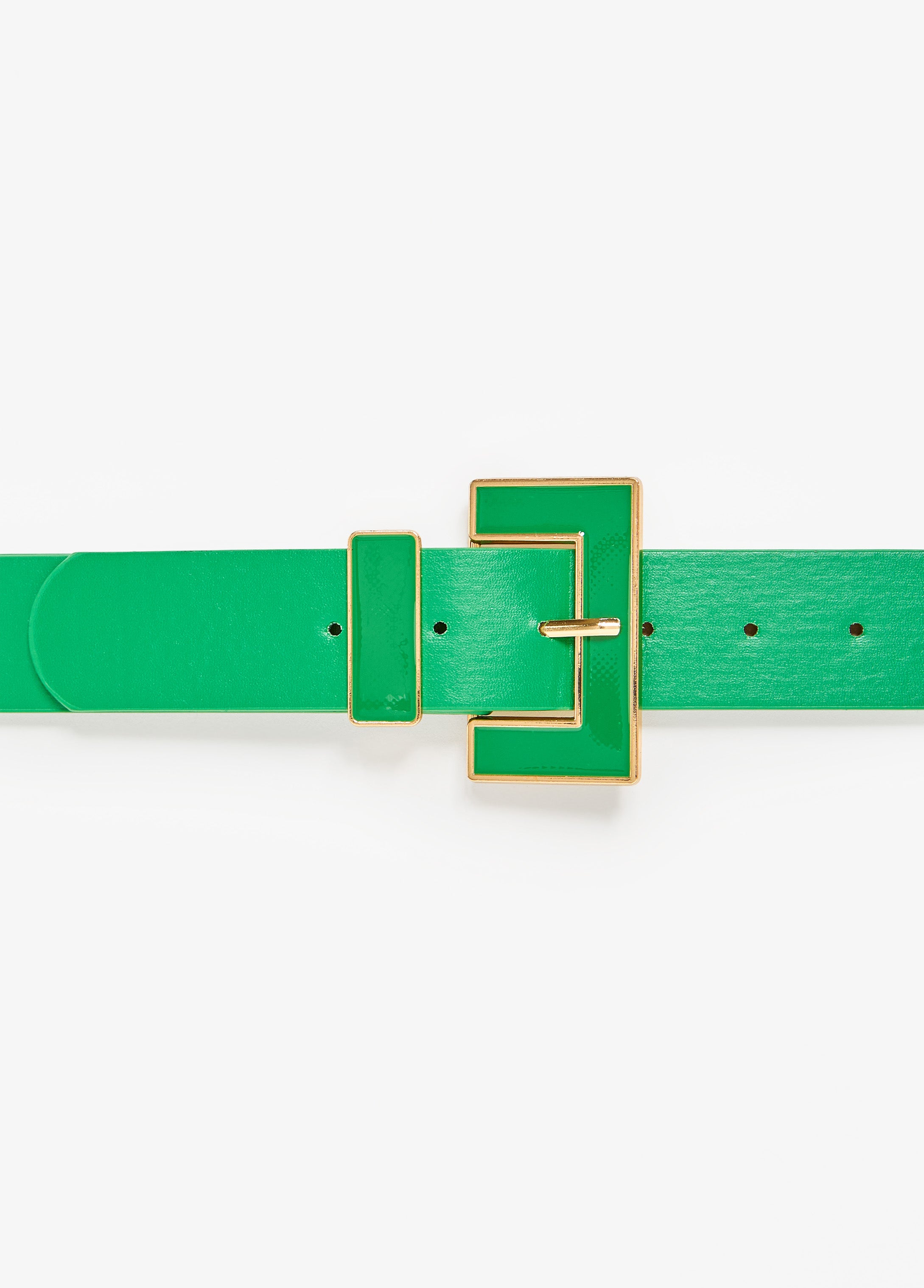 Enamel Buckle Pants Belt