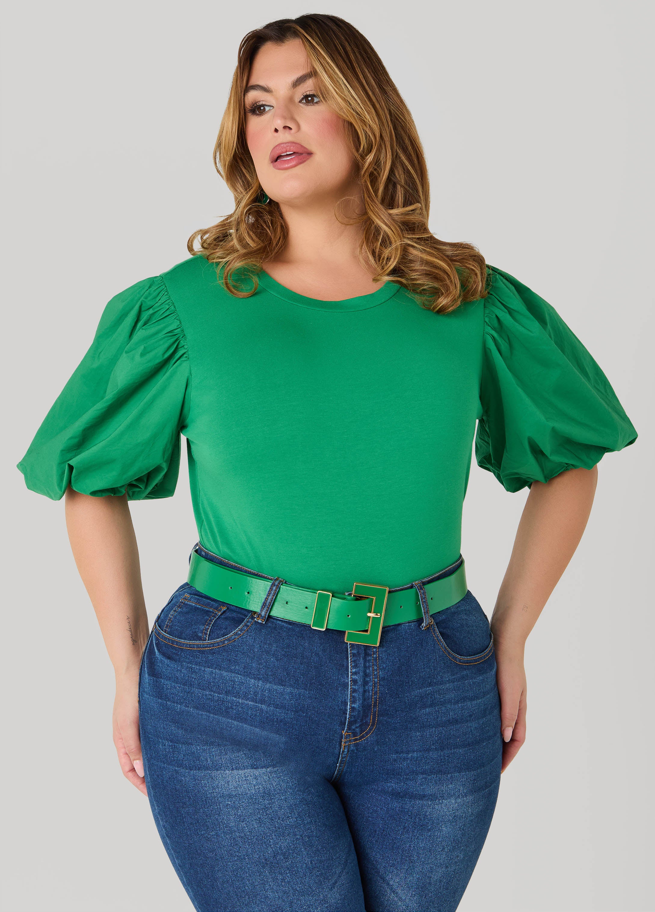 Enamel Buckle Pants Belt