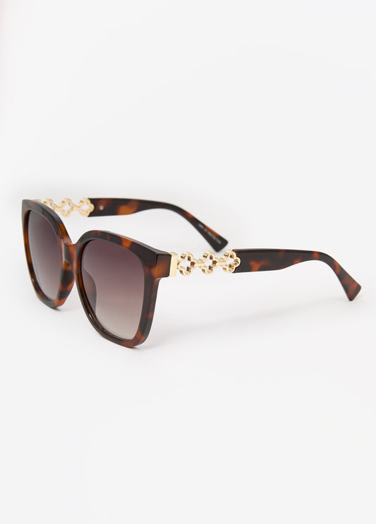 Cutout Tortoiseshell Sunglasses