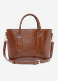 Mini Faux Leather Tote