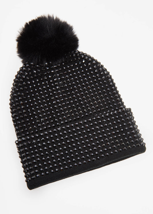Knitted Crystal Beanie