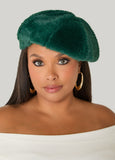 Faux Mink Beret