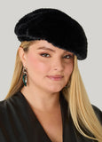 Faux Mink Fur Beret