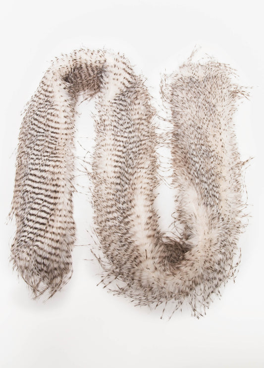 Printed Faux Fur Scarf