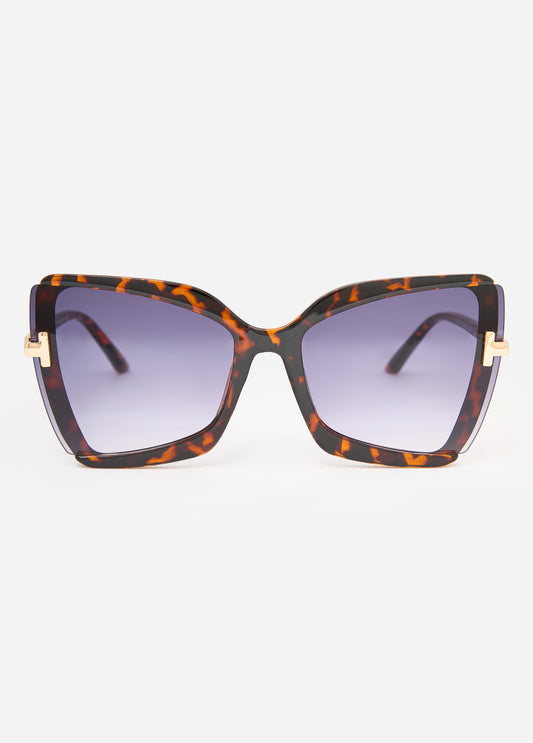 Tortoiseshell Square Sunglasses
