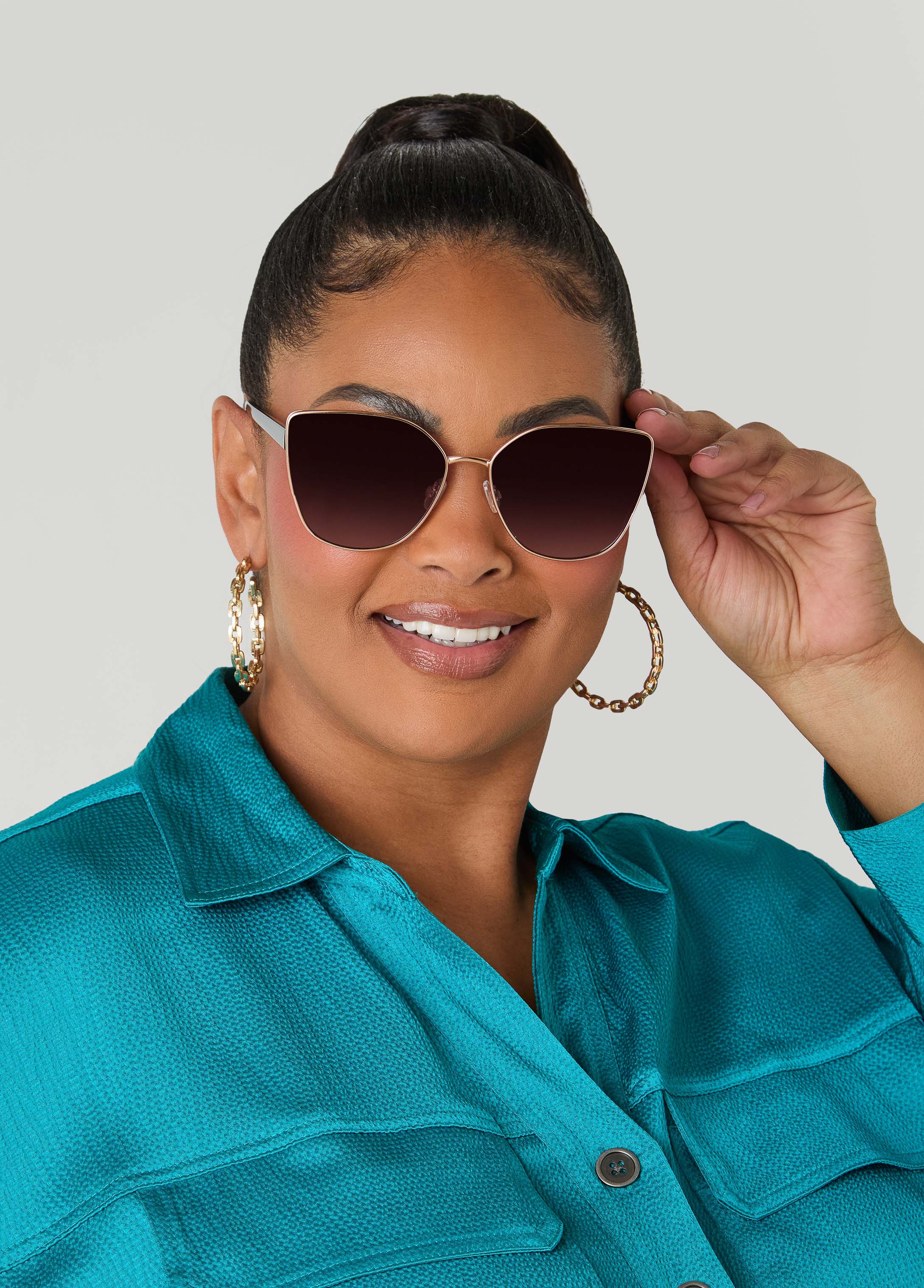 Ombre Cat Eyed Sunglasses