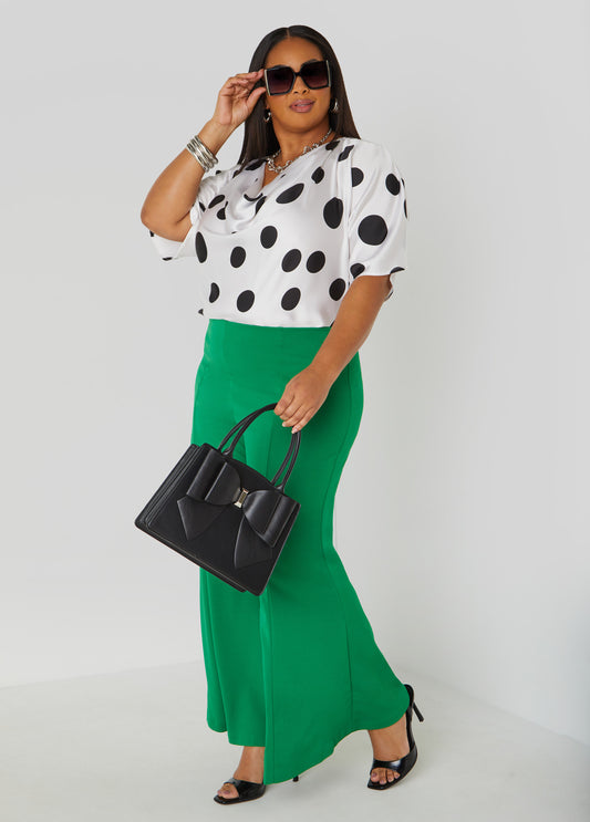 Oversized Bow Embellished Tote
