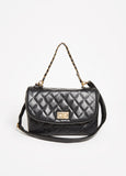 Chain Trimmed Quilted Flap Bag
