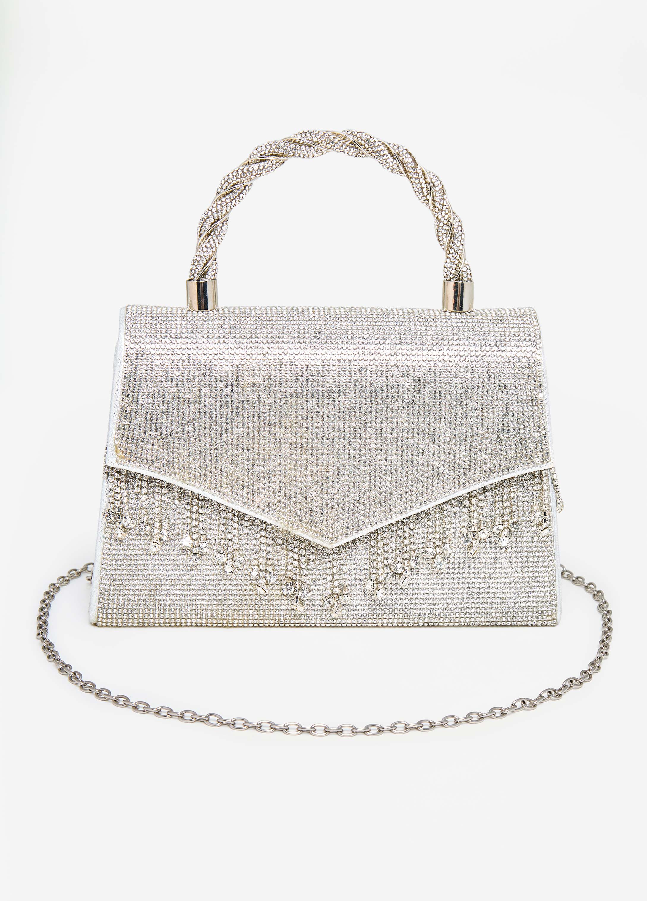 Fringed Crystal Evening Bag