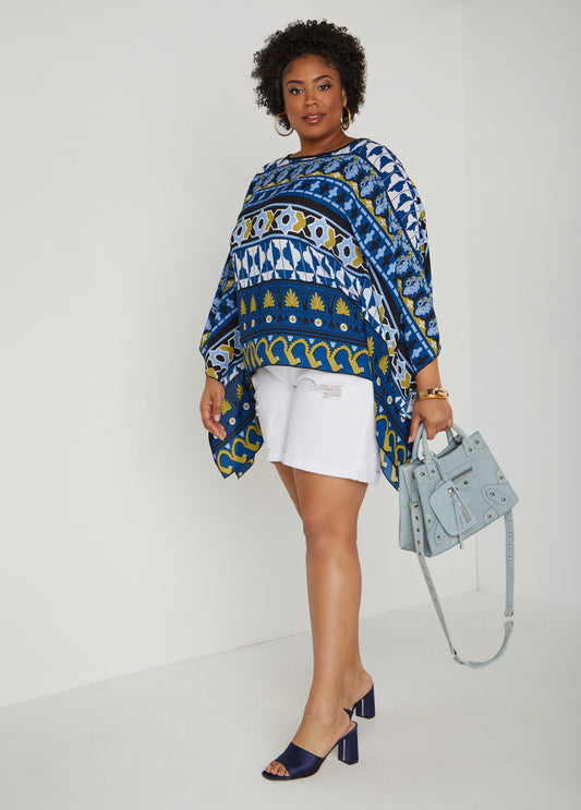 Studded Denim Satchel