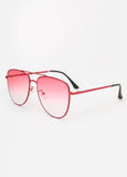 Ombre Tinted Aviator Sunglasses
