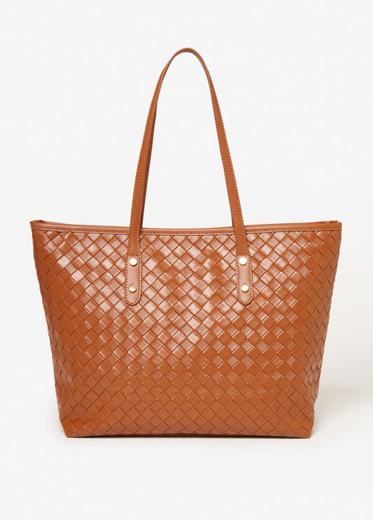 Basketweave Tote