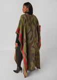 Camo Jacquard Ruana