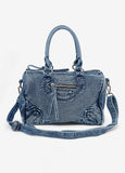 Denim Satchel
