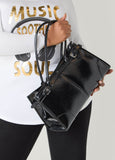 Faux Patent Leather Bag