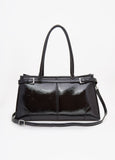 Faux Patent Leather Bag